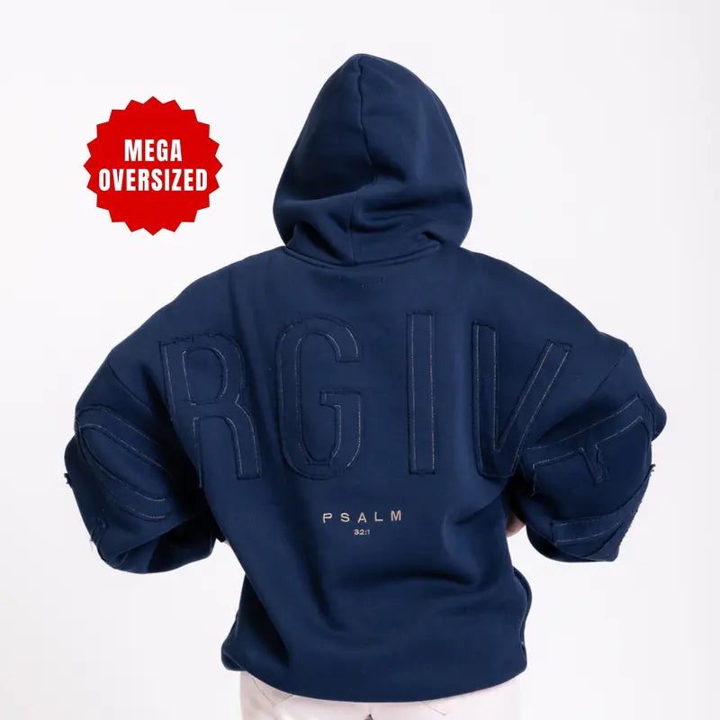 GLO Kingdom Essential Hoodie Patchwork Oversized Unisex