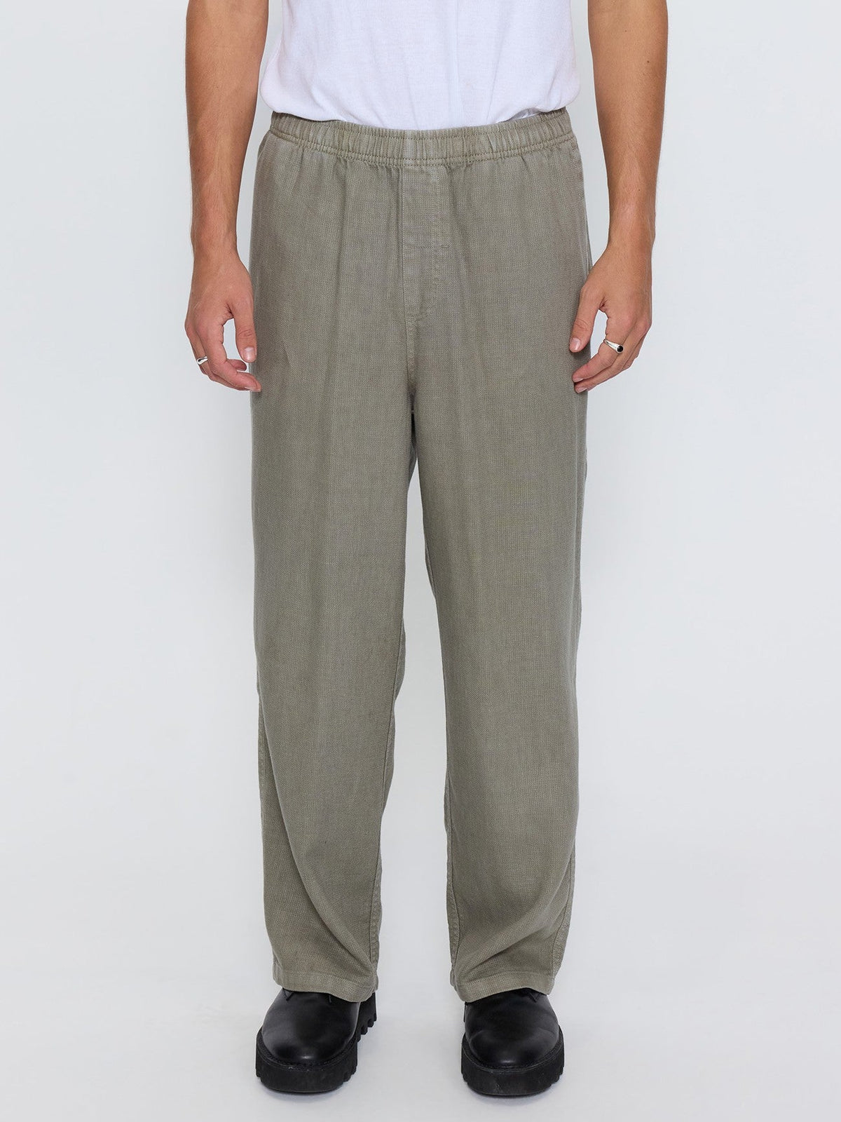 Hemp Minimal Thrills Pant - Dust Army