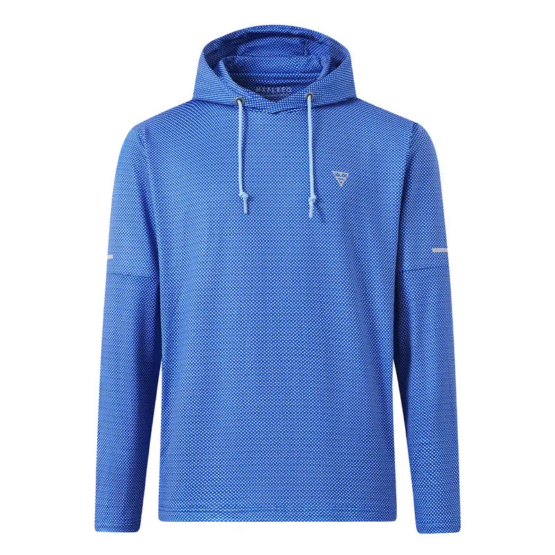 MAELREG Men's Splatter Print Hooded Sweatshirt Soft Fleece Pullover for Casual and Active Wear