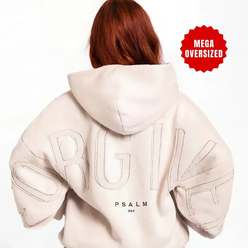 GLO Kingdom Essential Hoodie Patchwork Oversized Unisex