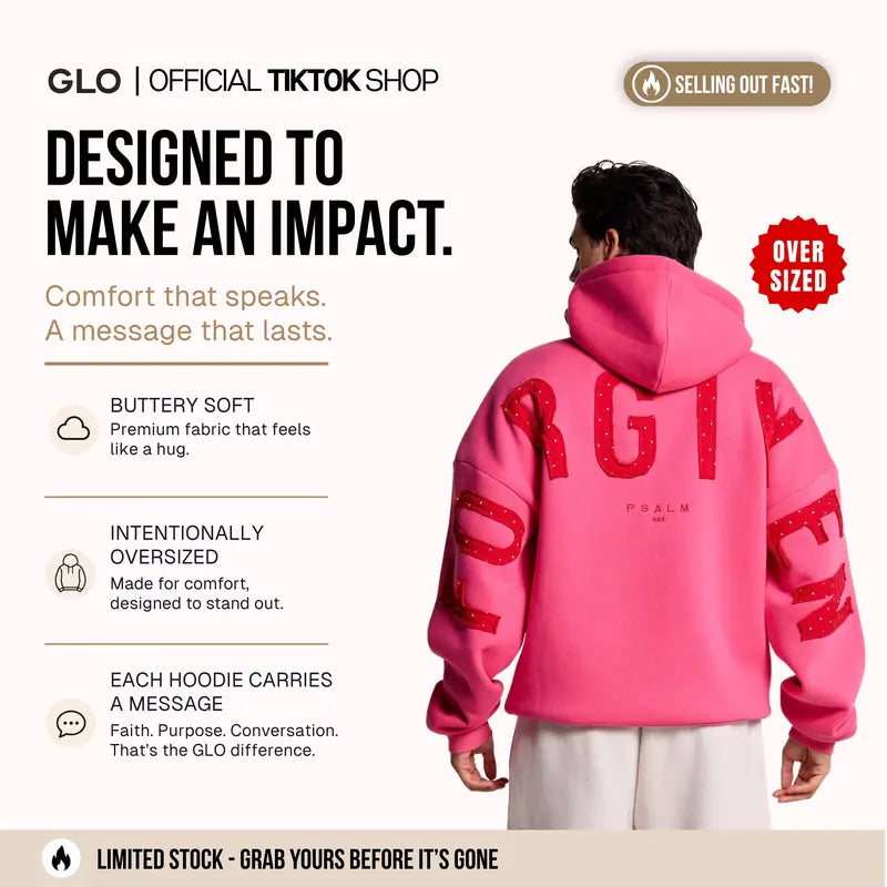 GLO Kingdom Essential Hoodie Patchwork Oversized Unisex