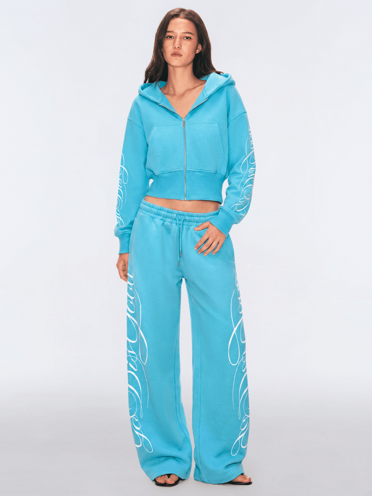 Graffiti Leopard Baggy Sweatpants