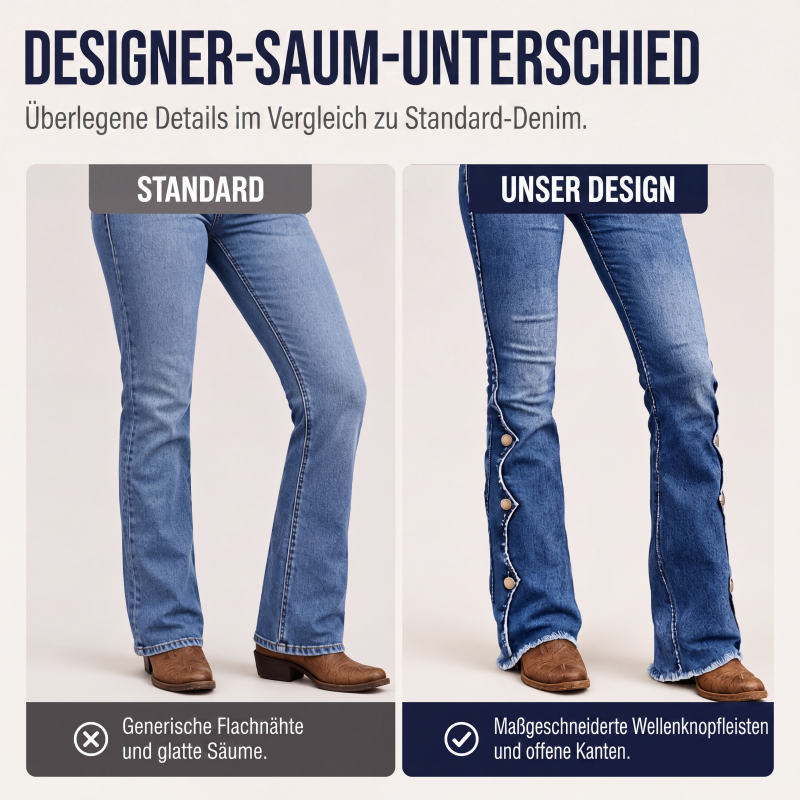 📢📢50% off!!!🎉🚨 Breaking news: 50% off ends tonight! Women's High Waist Destroyed Flare Jeans