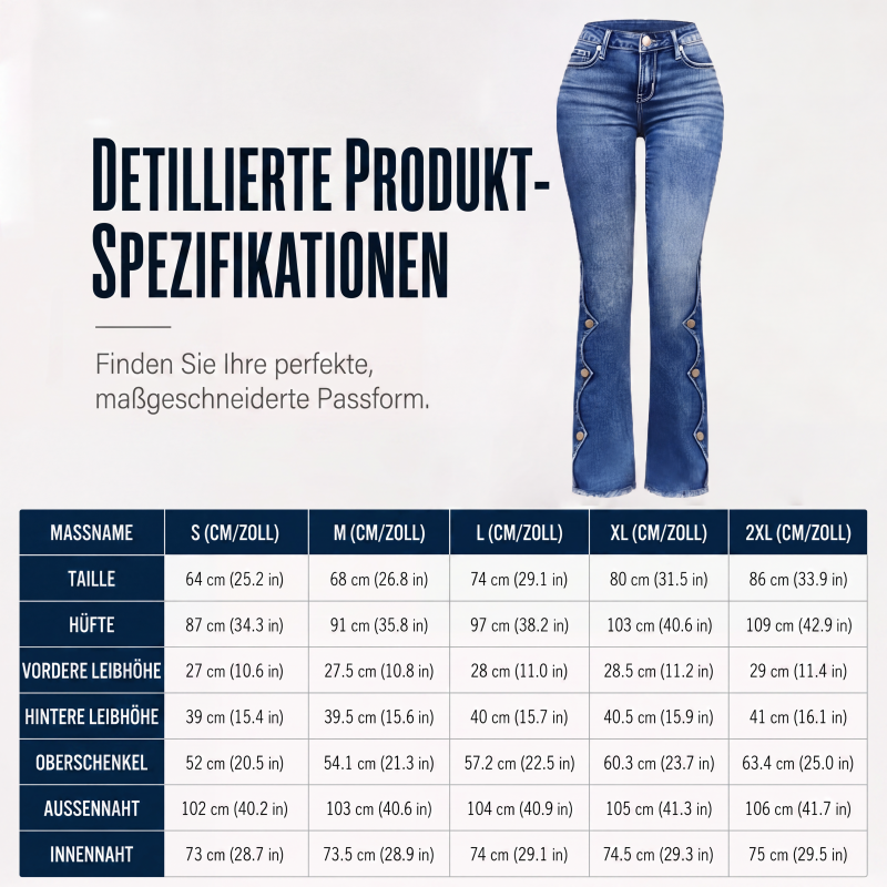📢📢50% off!!!🎉🚨 Breaking news: 50% off ends tonight! Women's High Waist Destroyed Flare Jeans